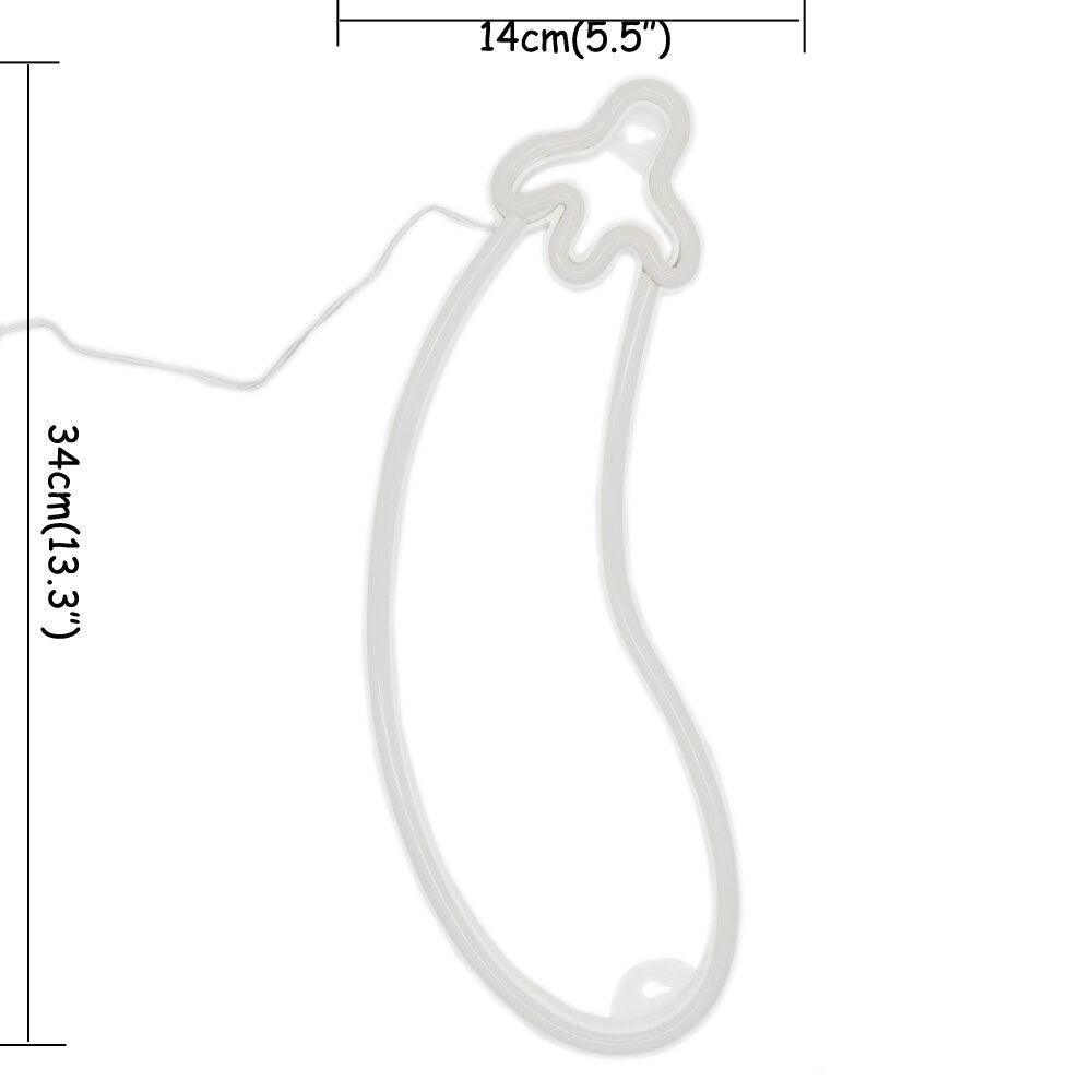 Eggplant Neon Light - QMartCo