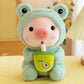 Bubble Tea Pig Plushies