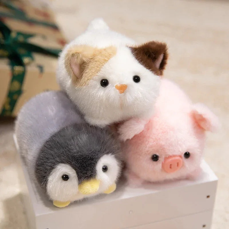 Mini Lying Animal Plushies