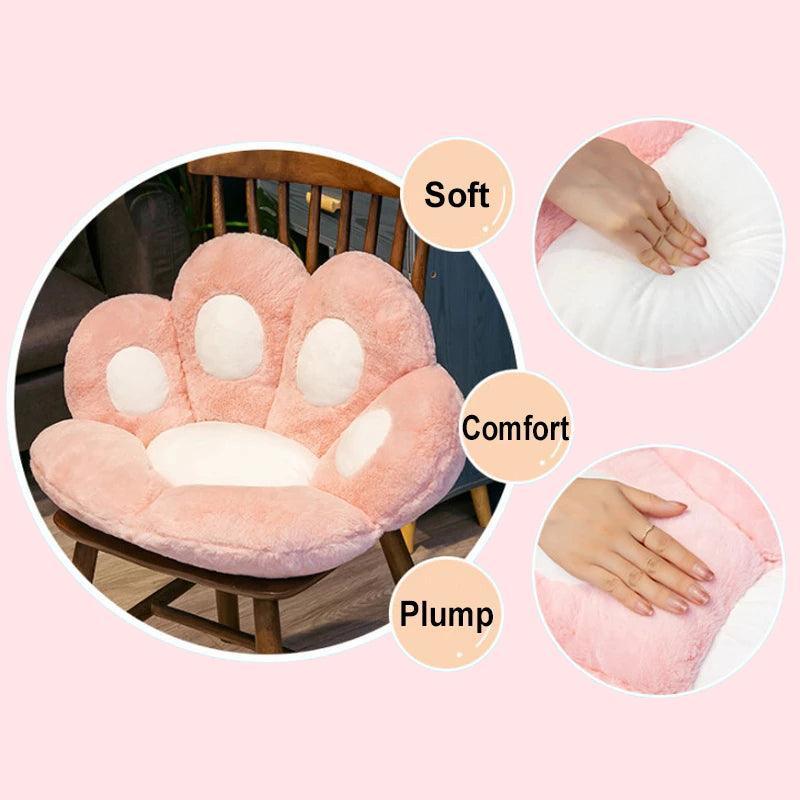 Cat Paw Seat Cushion Pillow