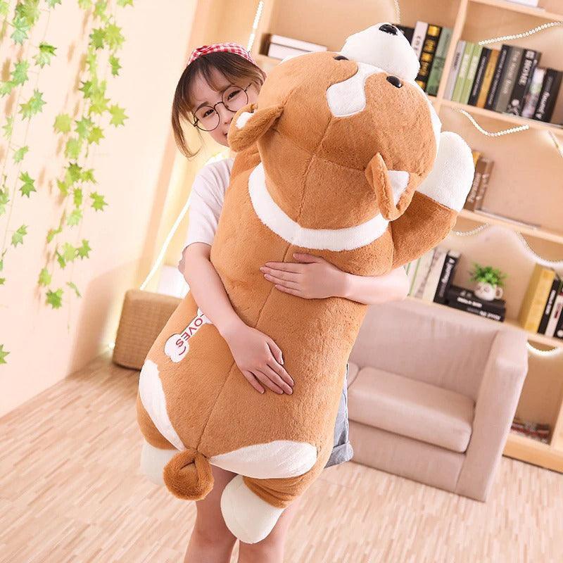 Giant 2024 corgi plush