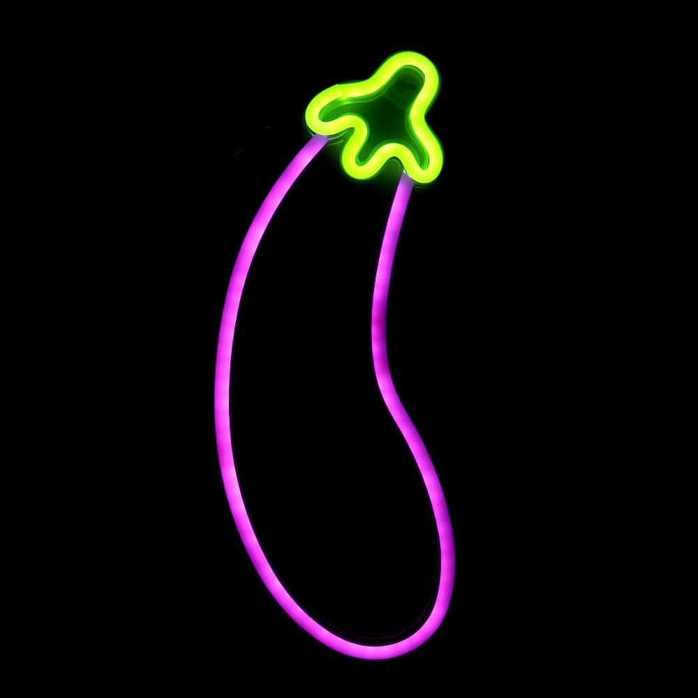 Eggplant Neon Light - QMartCo