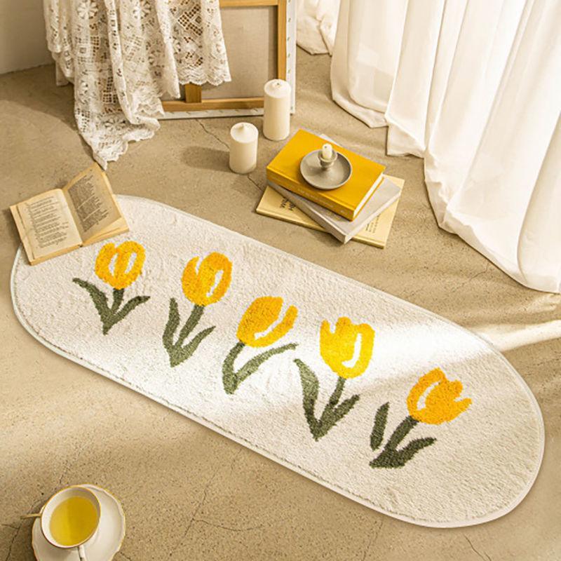 Spring Rug Painted Flower Paint Rug – QMartCo