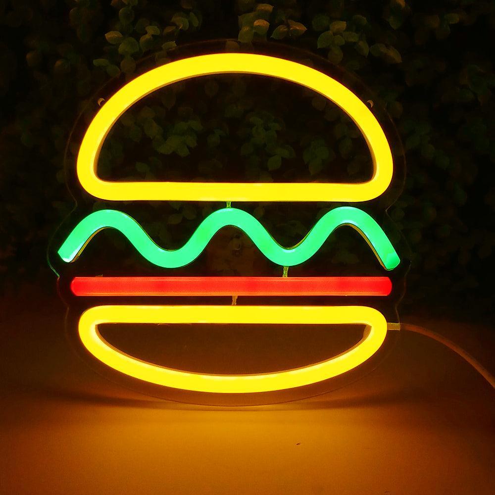 Hamburger Neon Light - QMartCo