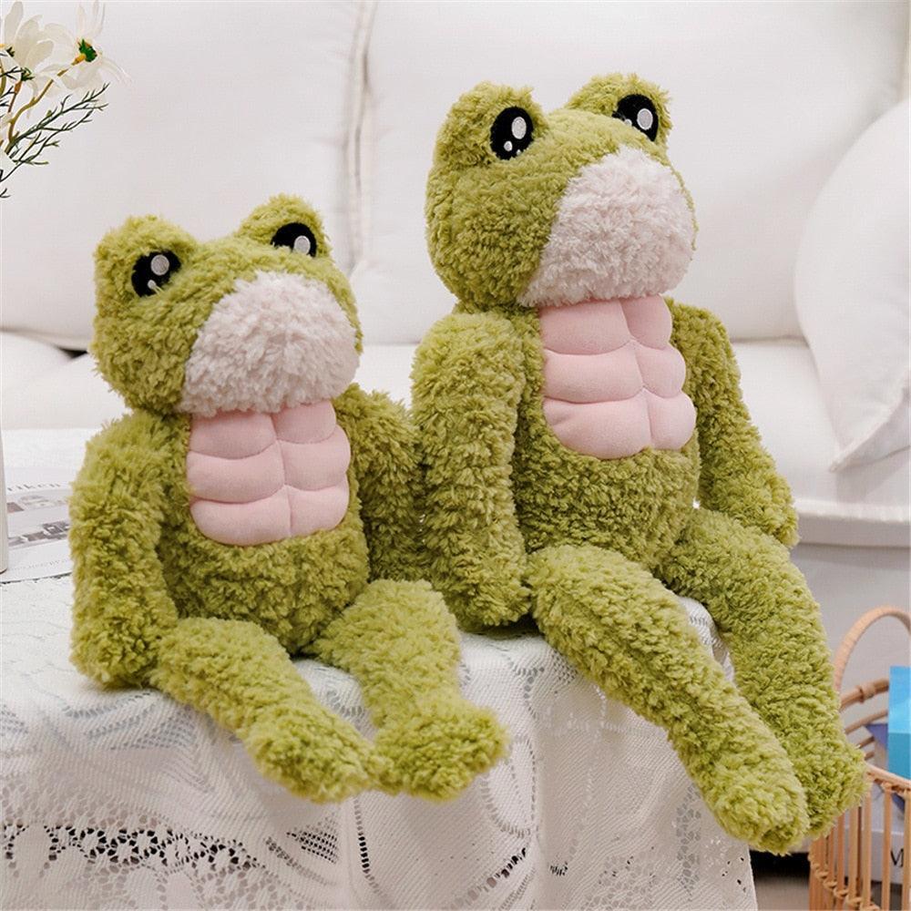 Muscle Frog Plushie - QMartCo
