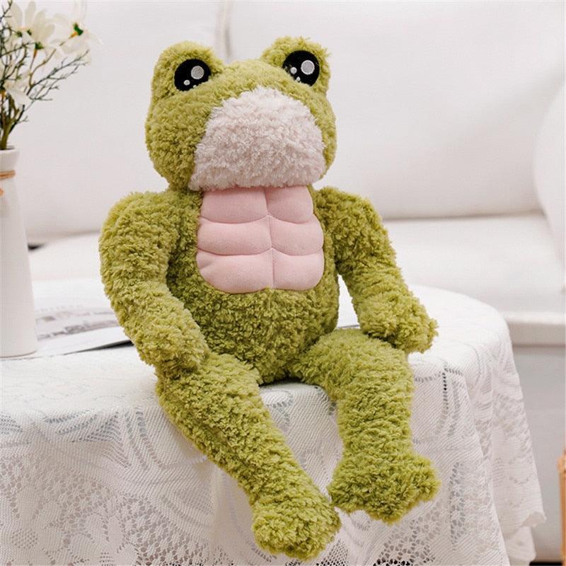 Muscle Frog Plushie - QMartCo