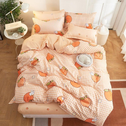 Peach Bedding - QMartCo