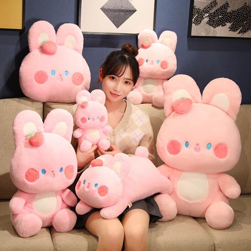 Pink Bunny Plushies - QMartCo