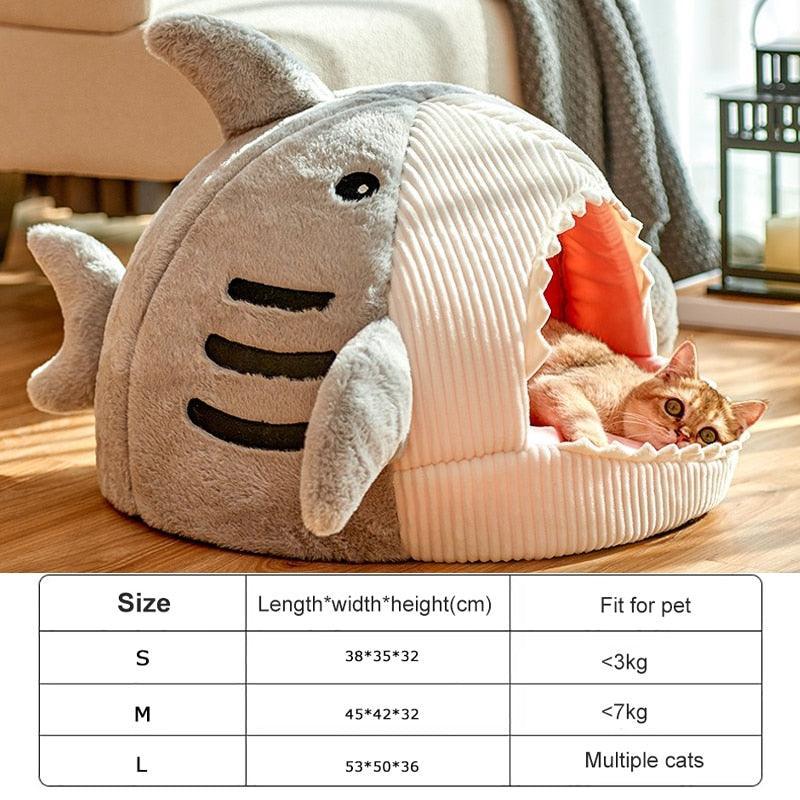 Shark Cat Bed - QMartCo