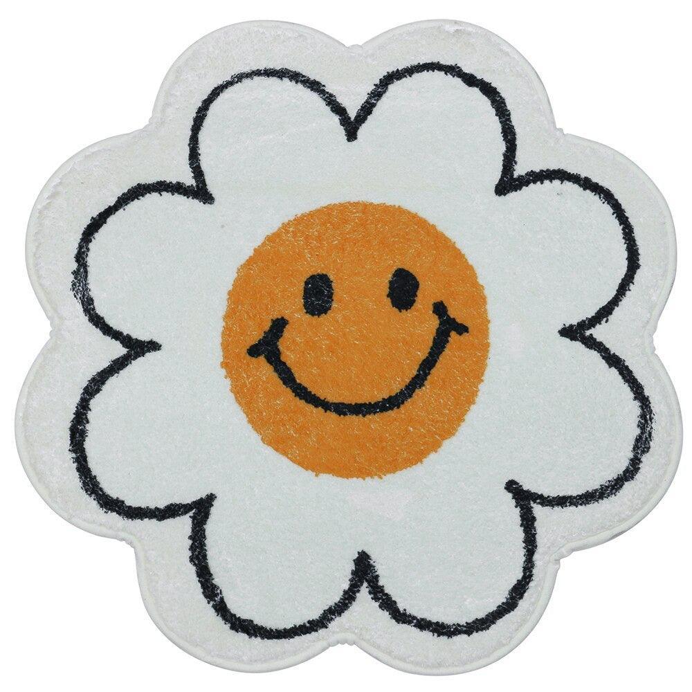 Smiley Flower Rug - QMartCo