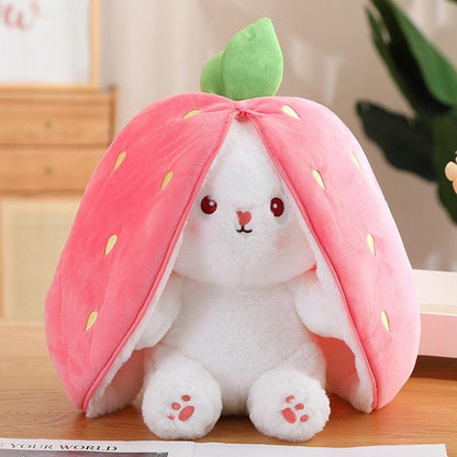 Strawberry Bunny Plushies - QMartCo